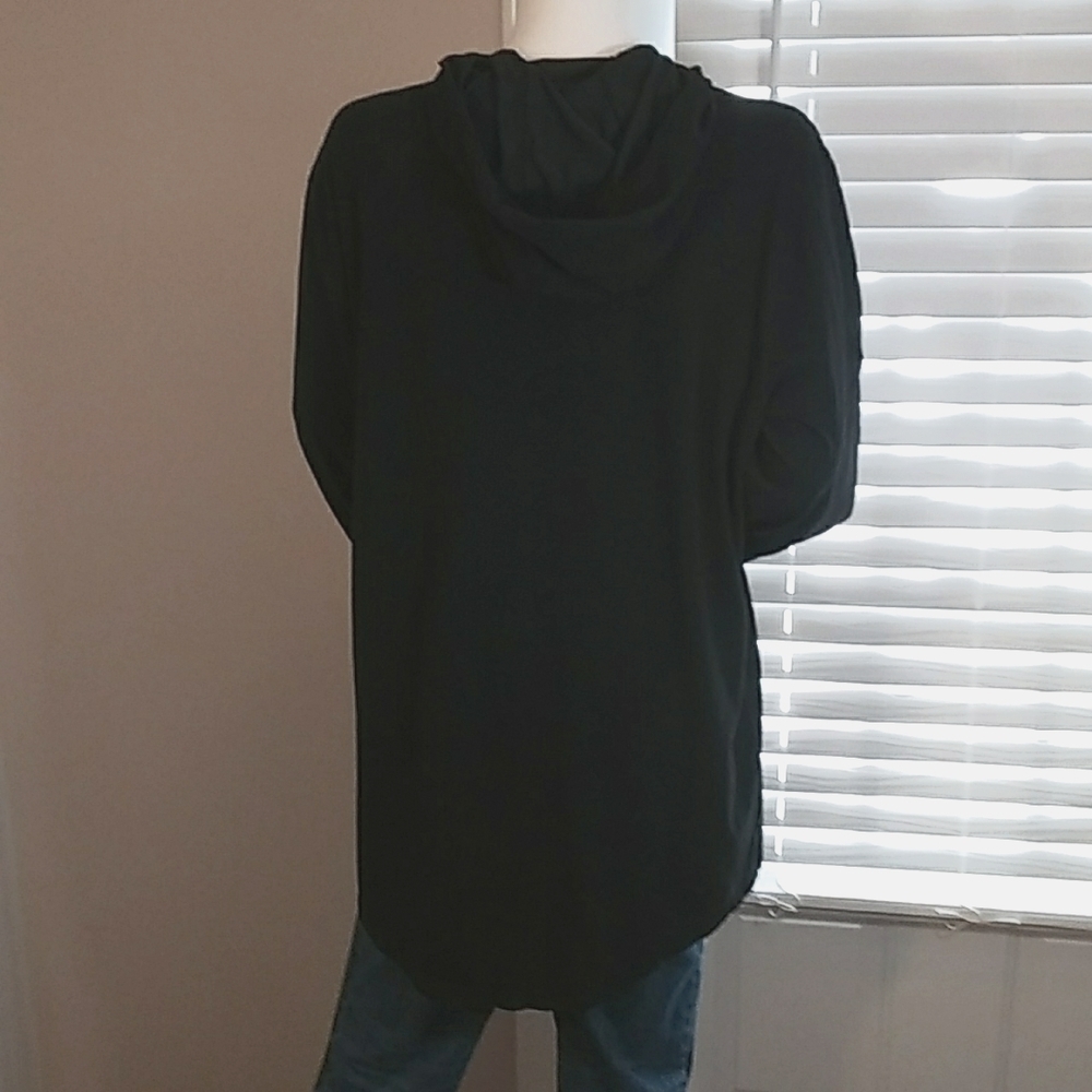 Nike Viking Basketball Size L-G Women's Black Hooded Long Sleeves Sweatshirt. - Picture 5 of 11